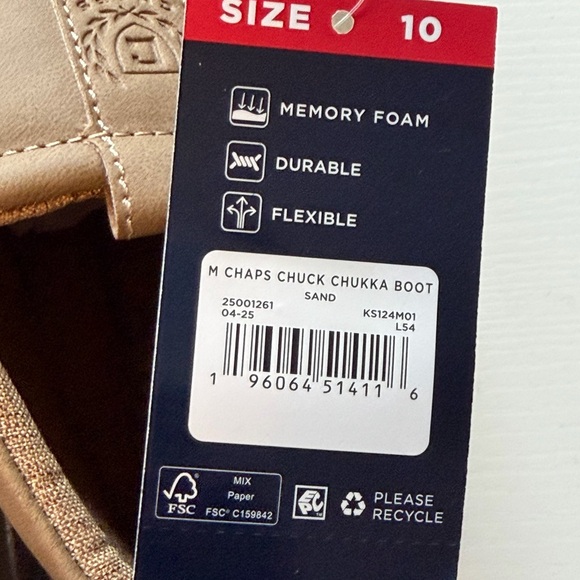 Chaps Men's Brown Chukka Boots - Picture 4 of 7